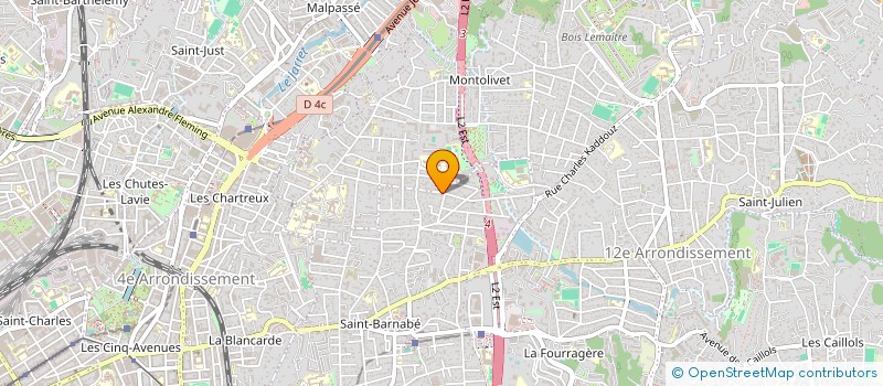 localisation de l'entreprise SCI BEDINMARSEILLE à MARSEILLE