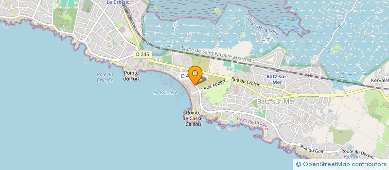 localisation de l'entreprise SCI BEDIQUEZE  LE POULIGUEN