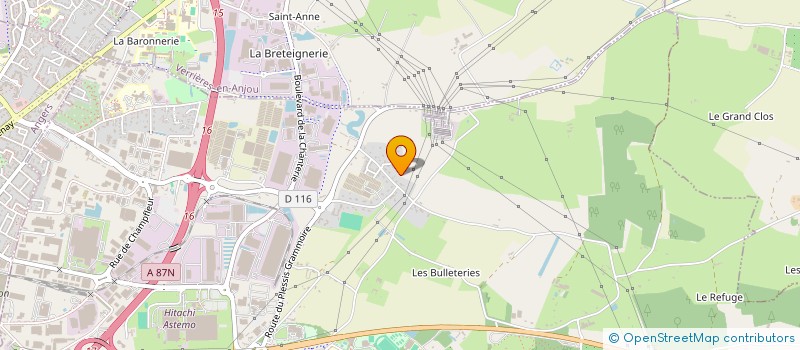 localisation de l'entreprise SCI BEDIR  SAINT-BARTHELEMY-D'ANJOU