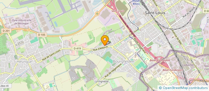 localisation de l'entreprise SCI BEDIS  SAINT-LOUIS