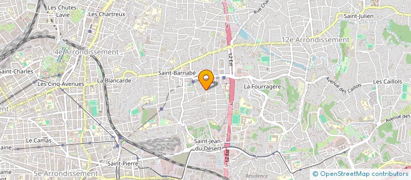 localisation de l'entreprise SCI BEDMO à MARSEILLE
