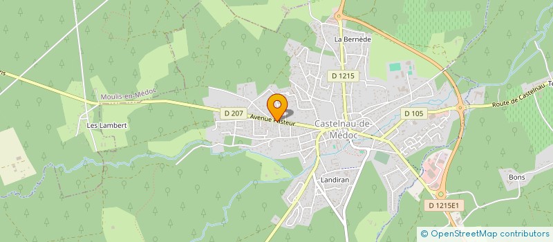 localisation de l'entreprise SCI BEDOMAF  CASTELNAU-DE-MEDOC