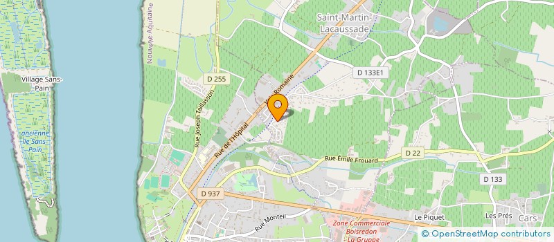 localisation de l'entreprise SCI BEDOUET  MONTENDRE