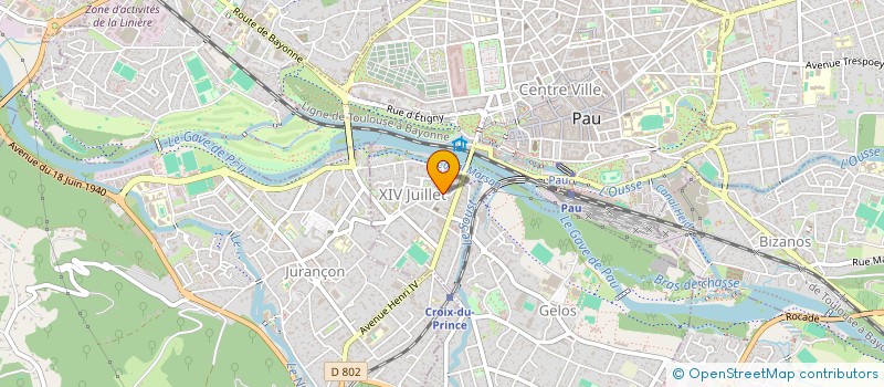 localisation de l'entreprise SCI BEDOURA à PAU