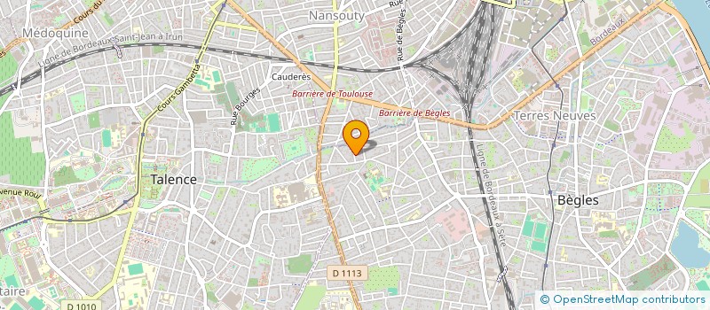 localisation de l'entreprise SCI BEDOURET à BEGLES