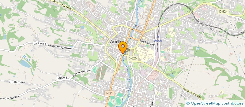 localisation de l'entreprise SCI BEDOUT à AUCH