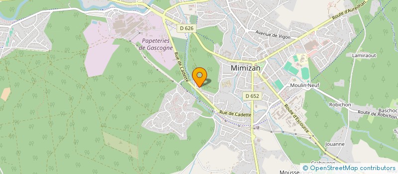 localisation de l'entreprise SCI BEEBOU  MIMIZAN