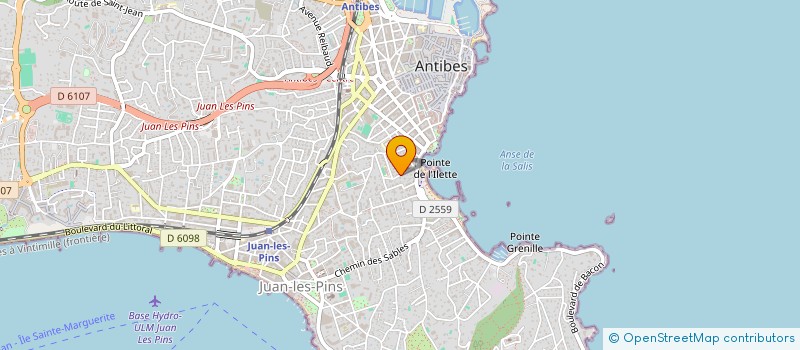 localisation de l'entreprise SCI BEECHES à ANTIBES