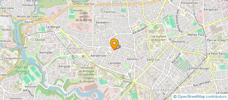 localisation de l'entreprise SCI BEEMA  BREST