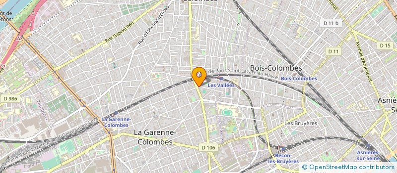 localisation de l'entreprise SCI BEERENS à LA GARENNE-COLOMBES