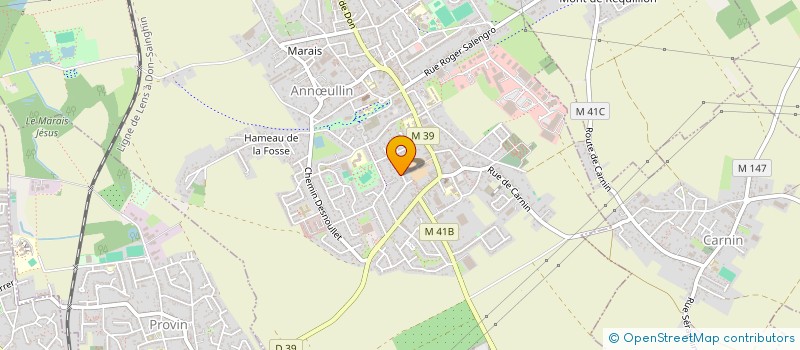 localisation de l'entreprise SCI BEERNAERT  ANNULLIN