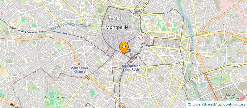 localisation de l'entreprise SCI BEFAIG à MONTPELLIER