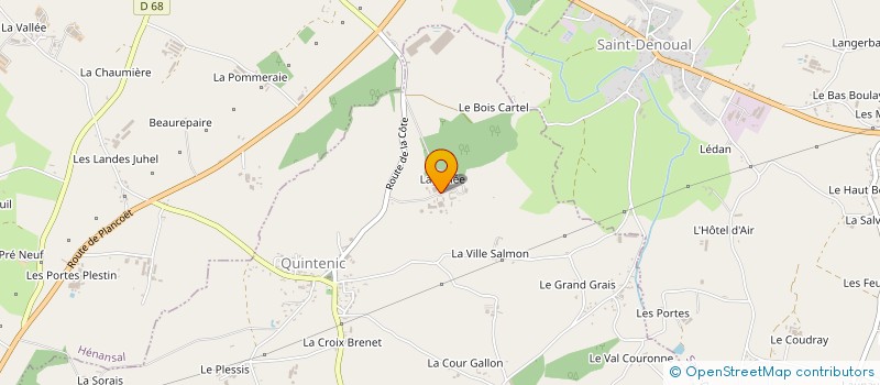 localisation de l'entreprise SCI BEG HIR  LAMBALLE-ARMOR