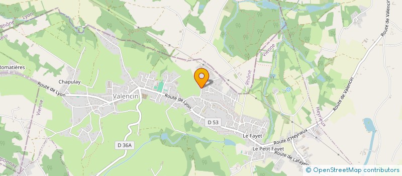 localisation de l'entreprise SCI BEGA 38  SAINT-JUST-CHALEYSSIN