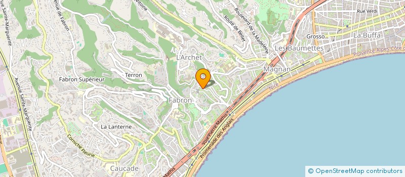 localisation de l'entreprise SCI BEGAL à NICE