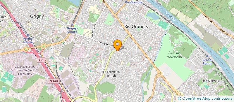localisation de l'entreprise SCI BEGAM à RIS-ORANGIS