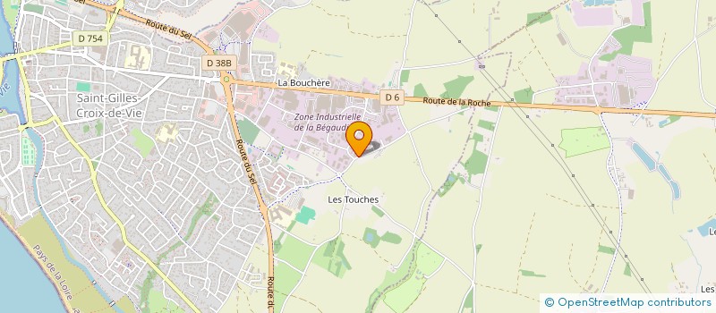 localisation de l'entreprise SCI BEGAUD 11 à SAINT-HILAIRE-DE-RIEZ