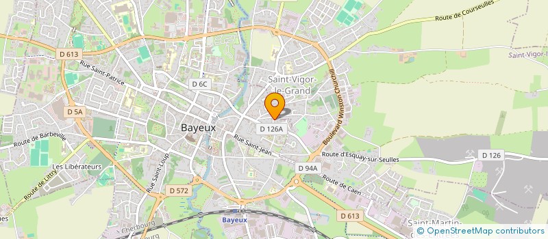 localisation de l'entreprise SCI BEGDAL  BAYEUX
