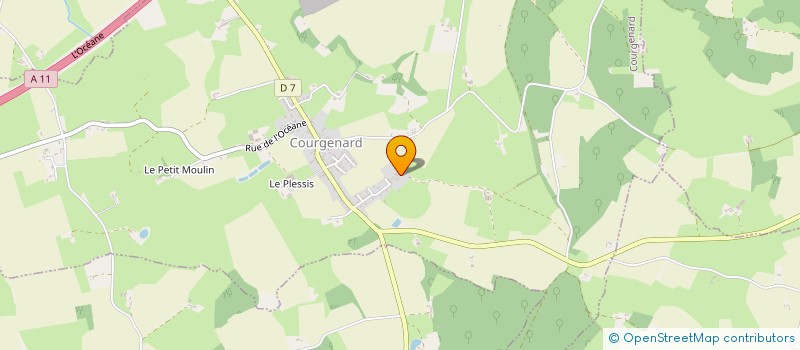 localisation de l'entreprise SCI BEGE  LAMNAY