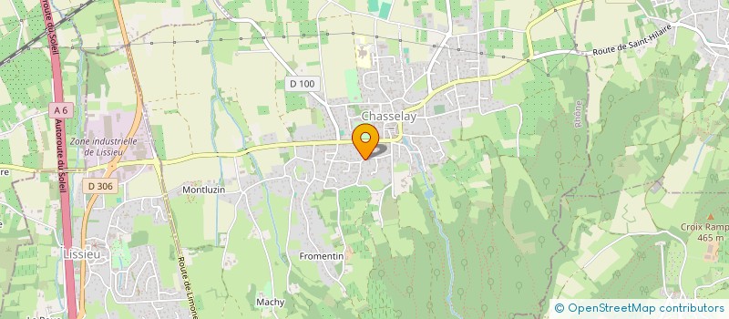 localisation de l'entreprise SCI BEGE  CHASSELAY