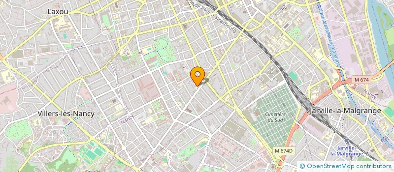 localisation de l'entreprise SCI BEGELOR  NANCY