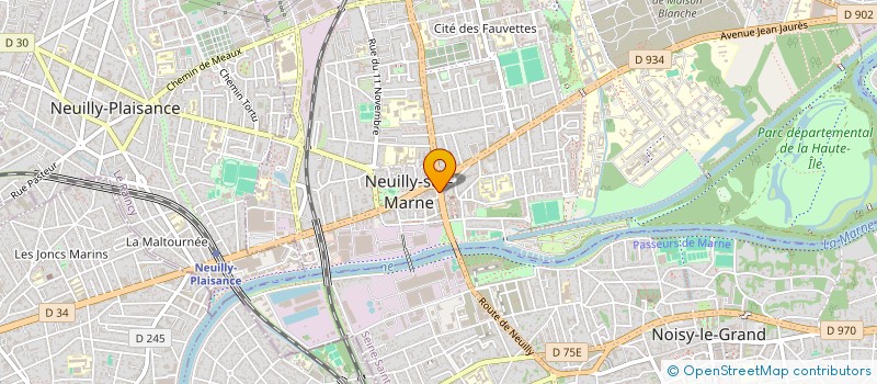 localisation de l'entreprise SCI BEGHDAD AHMED à NEUILLY-SUR-MARNE