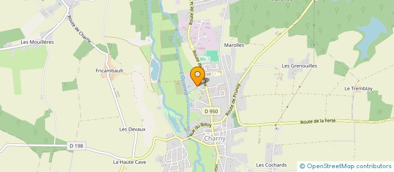 localisation de l'entreprise SCI BEGHIN à CHARNY OREE DE PUISAYE
