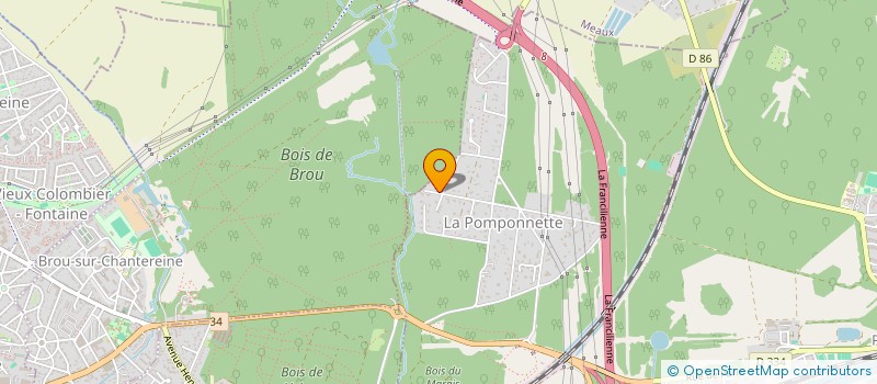 localisation de l'entreprise SCI BEGONIAS à POMPONNE