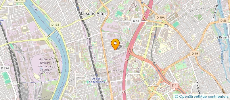 localisation de l'entreprise SCI BEGOS à MAISONS-ALFORT