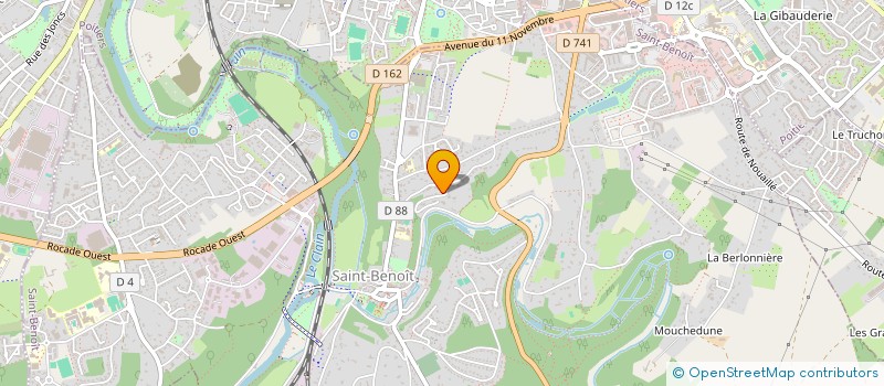 localisation de l'entreprise SCI BEGOUIN  SAINT-BENOIT