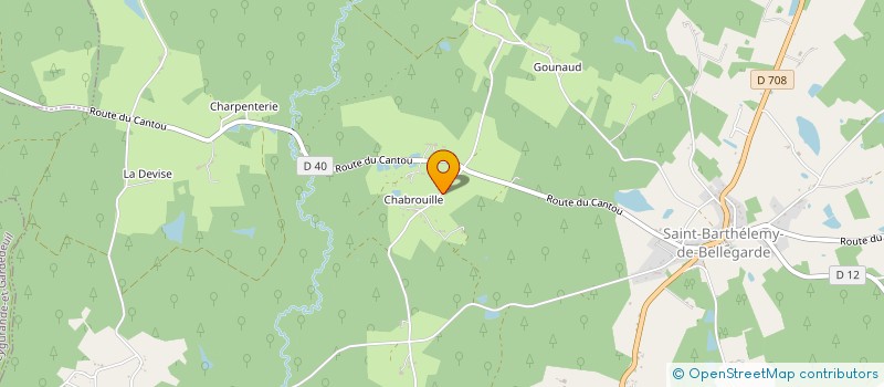 localisation de l'entreprise SCI BEGS IMMO  SAINT-BARTHELEMY-DE-BELLEGARDE