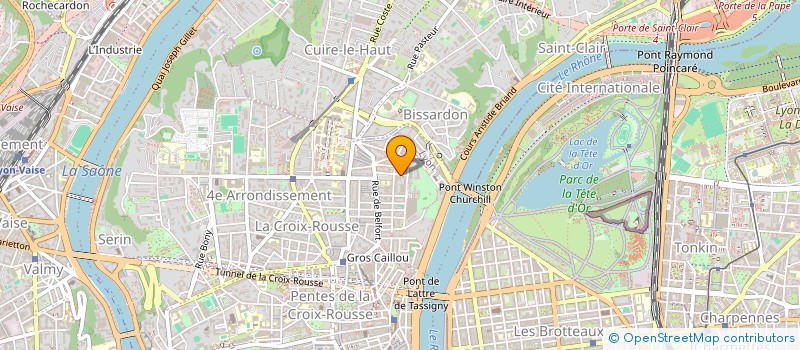 localisation de l'entreprise SCI BEGUE  LYON