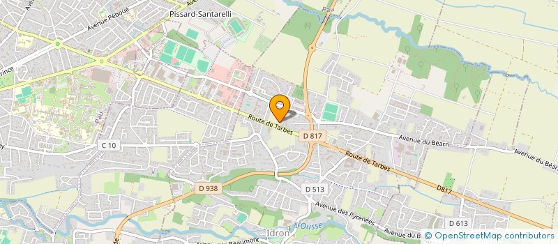 localisation de l'entreprise SCI BEGUIFLO  IDRON