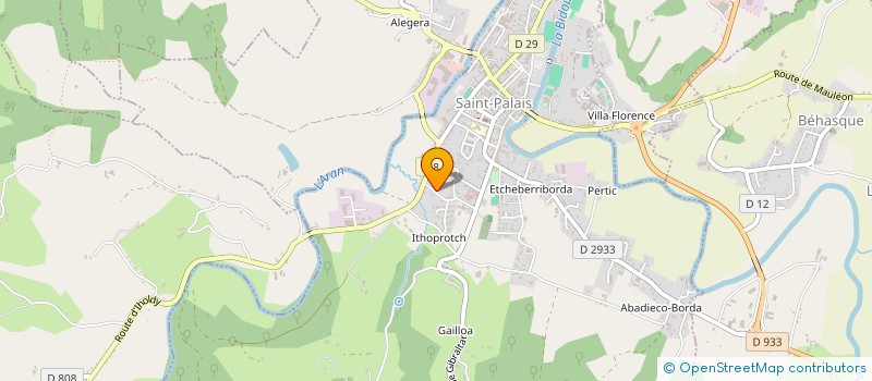 localisation de l'entreprise SCI BEHETY  SAINT-PALAIS