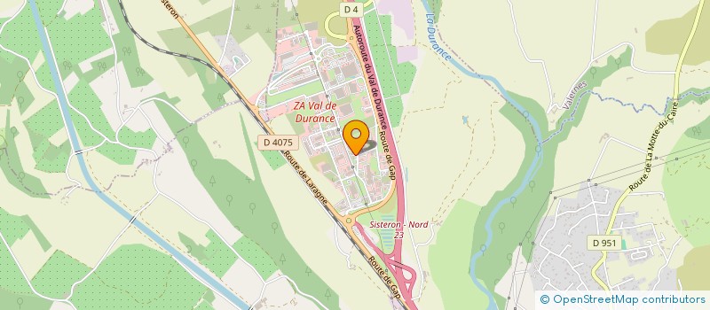 localisation de l'entreprise SCI BEHETY S ET Z  SISTERON