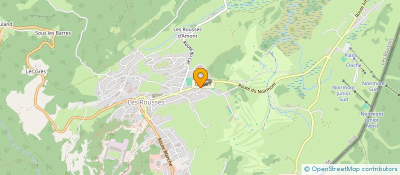 localisation de l'entreprise SCI BEHRA  LES ROUSSES