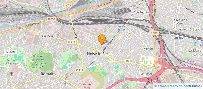 localisation de l'entreprise SCI BEHROZ à NOISY-LE-SEC