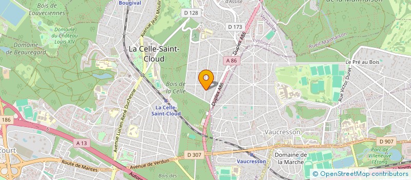 localisation de l'entreprise SCI BEHUARD  LA CELLE-SAINT-CLOUD