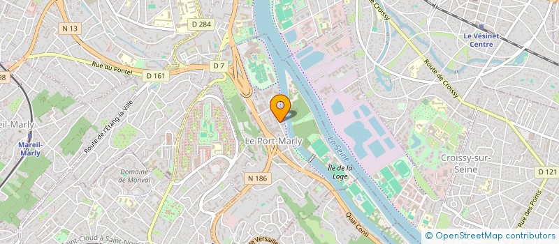 localisation de l'entreprise SCI BEI  LE PORT-MARLY