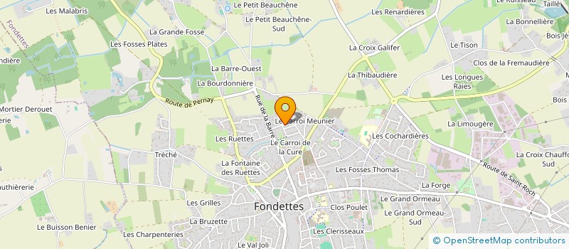 localisation de l'entreprise SCI BEIGNET à FONDETTES