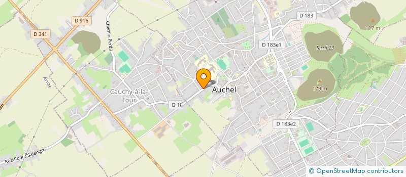 localisation de l'entreprise SCI BEILAMI  AUCHEL
