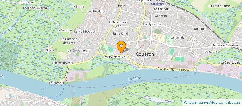 localisation de l'entreprise SCI BEILLON POMME PROCE à COUERON