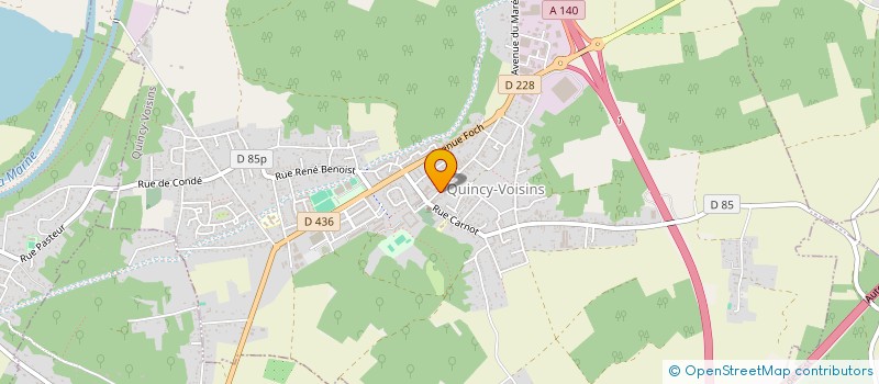 localisation de l'entreprise SCI BEIPAIX  QUINCY-VOISINS