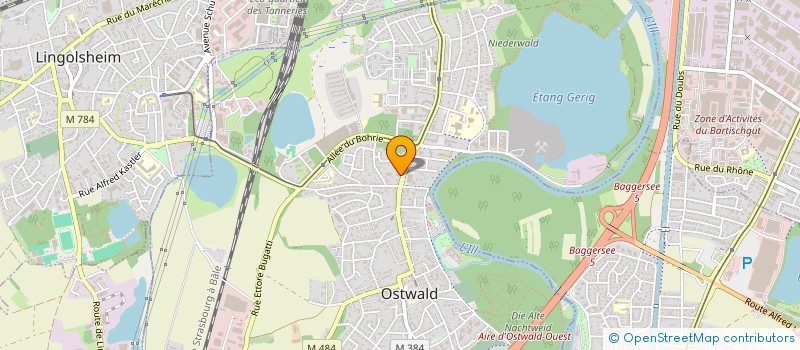 localisation de l'entreprise SCI BEISSER LUCIEN  OSTWALD