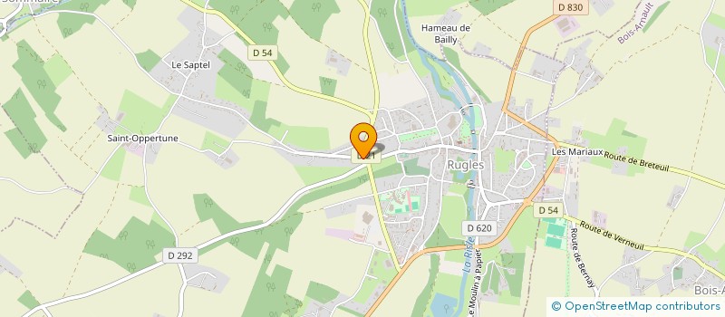 localisation de l'entreprise SCI BEJA  RUGLES