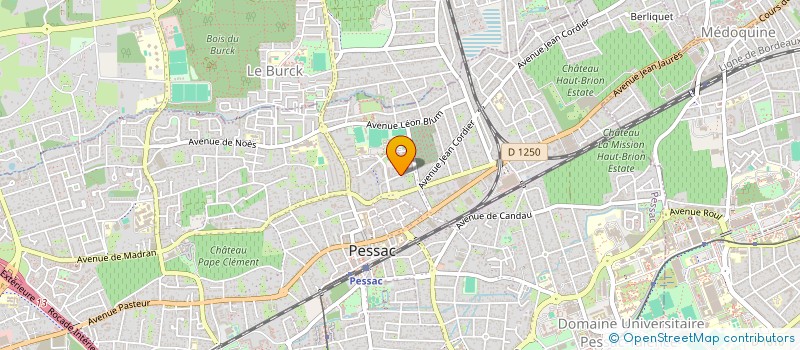 localisation de l'entreprise SCI BEJAFA  PESSAC