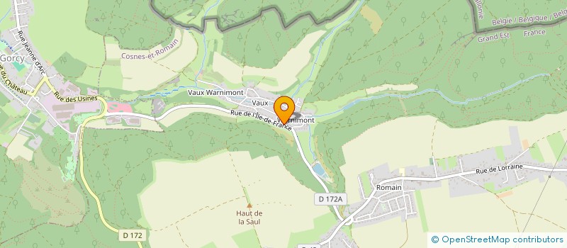 localisation de l'entreprise SCI BEJELLE  COSNES-ET-ROMAIN