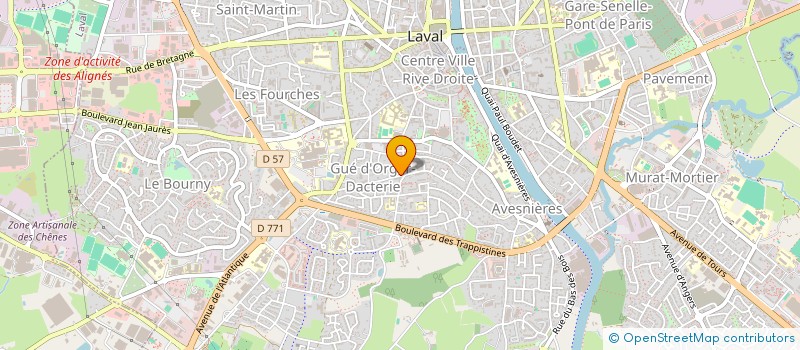 localisation de l'entreprise SCI BEJEPLAN à LAVAL