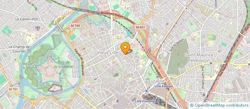 localisation de l'entreprise SCI BEJEVE ARRAS à LILLE