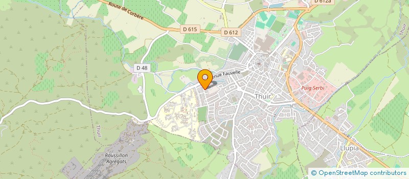 localisation de l'entreprise SCI BEJOLANIS  THUIR